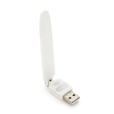 Бездротовий мережевий адаптер з антеною 10см Wi-Fi-USB LV-UW10S -2DB 7601, 802.11bgn, 150MB, 2.4 GHz, WIN7 / XP / Vista / 2K / MAC / LINUX, Blister Q