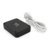 Мережевий фільтр ТВ-Т15, 4 розетки + 3 USB, 2 м, перетин 3х0, 75мм, 2500W, Black, Box