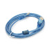 Кабель USB 2.0 RITAR AM / AM, 1.5m, 1 ферит, прозорий синій