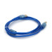 Кабель USB 2.0 RITAR AM / BM, 1.5m, 1 ферит, прозорий синій Q250