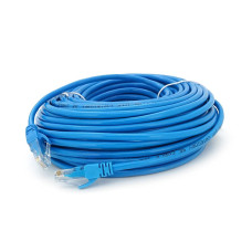 Патч-корд литий RITAR, UTP, RJ45, Cat.5e, 25m, синій, Cu (мідь)