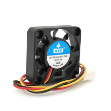 Кулер корпусний Merlion 4010, 40x40x10mm, 12V/0.09A, RPM 1500±15%, 3-pin, Black, OEM