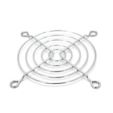 Решітка (гриль) для вентиляторів 80mm, Silver