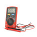 Мультиметр UNI-T UT120C: вимірювання V A Ω C Hz °C. Функції True RMS продзвінку тест діодів перевірка транзисторів. Габарити 110 58 11 мм. Вага 76 г.