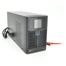 ДБЖ з правильною синусоїдою RITAR RTSW-1500 LCD (1000Вт), 24В, під зовнішній АКБ, Q1 (500*245*350) 14,9 кг (400*145*210)