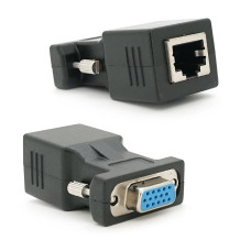 Пасивний подовжувач VGA, RJ-45 to VGA