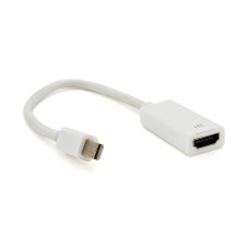 Конвертер mini Display Port (тато) на HDMI (мама) 30cm (Big Size), White, 4K/2K, Пакет