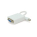 Конвертер mini Display Port (тато) на VGA(тато) 30cm, White, 4K/2K, Пакет