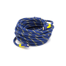 Кабель HDMI-HDMI 10m, v1.4, OD-8.0mm, 2 фільтра, обплетення, круглий Blue / Gold, коннектор Blue-yellow, (Пакет) Q40
