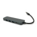 Хаб USB 3.0 алюмінієвий, 4 порту, 20 см, заряд до 900mAh, підтримка до 2TB, Пакет