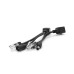 POE інжектор пасивний (пара) 802.3at (30Вт) з портами Ethernet 10/100Mbps, black, OEM Q50
