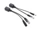 POE інжектор пасивний (пара) 802.3at (30Вт) з портами Ethernet 10/100Mbps, black, OEM Q50
