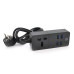 Мережевий фільтр ТВ-Т06, 1 розетка + 4 USB, 2 м, перетин 3х0,75мм, 2500W, Black, Box