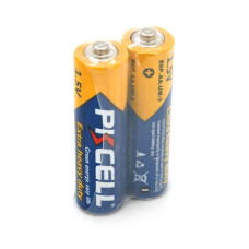 Батарейка сольова PKCELL 1.5V AA/R6, 2 штуки shrink ціна за shrink, Q20/360