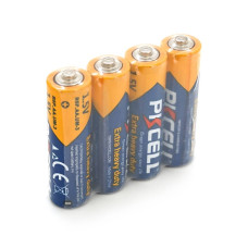 Батарейка сольова PKCELL 1.5V AA/R6, 4 штуки shrink ціна за shrink, Q15/144