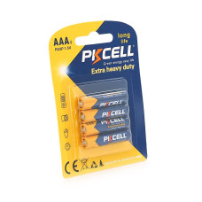 Батарейка сольова PKCELL 1.5V AAA/R03, 4 штуки у блістері ціна за блістер, Q12/144