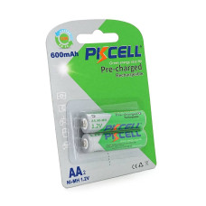 Акумулятор PKCELL 1.2V AA 600mAh NiMH Already Charged, 2 штуки у блістері ціна за блістер, Q12