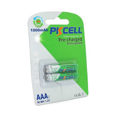 Акумулятор PKCELL 1.2V AAA 1000mAh NiMH Already Charged, 2 штуки у блістері ціна за блістер, Q12