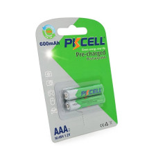 Акумулятор PKCELL 1.2V AAA 600mAh NiMH Already Charged, 2 штуки у блістері ціна за блістер, Q12