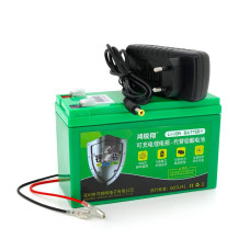 Аккумуляторна батарея літієва 12 V 21A с елементами Li-ion 18650(150X65X94)вага 1162 грамм + зарядний пристрій 12,6V 2A