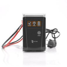 ДБЖ з правильною синусоїдою RITAR RTSW-500 LED, 12В, під зовнішній АКБ, Q4(320*132*210) 4,2 кг (260*85*140)