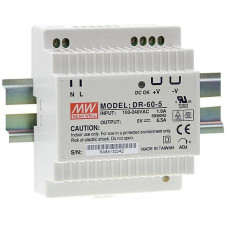 Джерело живлення Mean Well HDR-60-12 60Вт, 12В, 5А на Din-рейку