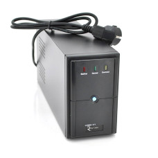 ДБЖ Ritar E-RTM850 (510W) ELF-L, LED, AVR, 2st, 2xSCHUKO socket, 1x12V9Ah, metal CaseQ4 (370*130*210)5,8кг (310*85*140)