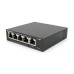 Комутатор POE 48V Mercury S105P 48V 5 портів Ethernet 10/100 Мбіт / сек, БП в комплекті, BOX Q200