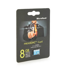 Карта пам'яті Microflash Micro SD швидкість передачі даних 28MB/s, class10, 8G
