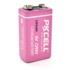 Батарейка літій-оксид-магнієва PKCELL LiMno2, CR9V 1200mAh 9V, OEM Q36/144