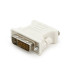 Перехідник DVI-D 24 + 1 (тато) / VGA (мама), Grey Q50