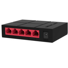 Комутатор Mercury SG105M 5 портів Ethernet 10/100 Мбіт/1000 Мбіт/сек, + перехідник, BOX Q60