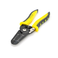 Iнструмент для зачистки кабеля 7-1 Stripper YTH-502,black- yellow , AWG22-10