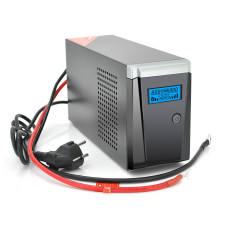 ДБЖ з правильною синусоїдою RITAR RTSW-500 LCD, 12В, під зовнішній АКБ, Q4(320*132*210) 4,2 кг (260*85*140)