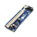Riser PCI-EX, x1 => x16, 4-pin MOLEX, SATA => 4Pin, USB 3.0 AM-AM 0,6 м (синій), конденсатори CS 220 16V, Пакет