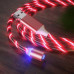 Магнітний кабель світиться USB 2.0 / Micro, 1m, 2А, GREEN, OEM