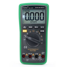 Мультиметр BAKKU BA-18B+ Вимірювання: V AC/DC, AC/DC, Ω, C, F, hFE Функції: продзвонювання, HOLD, підсвічування