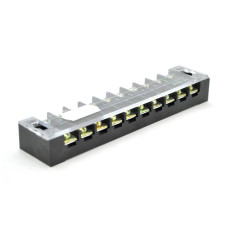 Клемна колодка 10-розрядна TB-2510 25A/600V, переріз дроту 0,5-2,5мм2, 25 шт в упаковці, ціна за штуку