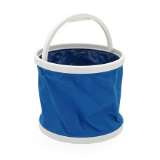 Відро складане туристичне, об'єм 9літрів, 24*22см, Blue