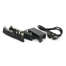 Універсальний БЖ 19V 3.42A 70W, корпус - пластмаса, ручне регулювання, 28 роз'ємів BOX
