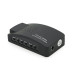 Конвертер VGA to BNC, IN-BNC (тато) на OUT-VGA(мама), Black, Пакет Q25
