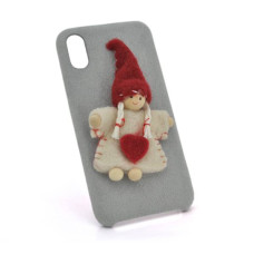 Накладка Angel пушистаяiPhone X