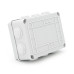Коробка розподільна зовнішня YOSO 150x110x70 IP65 колір білий, 10 отворів, соски в комплекті, BOX, Q100