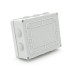 Коробка розподільна зовнішня YOSO 200x155x80 IP65 колір білий, 10 отворів, соски в комплекті, BOX, Q60