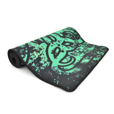 Килимок 300 * 800 тканинної RAZER з бічної прошивкою, товщина 3 мм, колір Black-green, Пакет