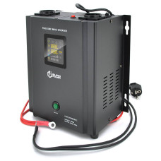 ДБЖ з правильною синусоїдою Europower PSW-EP800WM12 (480 Вт) 5/10Анастінний, під зовнішню АКБ 12В , Q2(355*325*215) 5,75 кг (255*218(256)*150)
