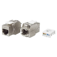Модульний роз'єм OK-net Кат.6 FTP (180 °, toolless)