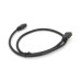 Кабель Merlion HDMI-HDMI HIGH SPEED 0.8m, v1.4, OD-7.5mm, круглий Black, коннектор Black, (Пакет) Q500