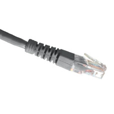 Патч-корд OK-net Кат.5e UTP 24AWG Сірий Без захисту фіксатора 10м