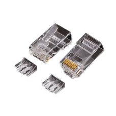 Конектор OK-net RJ-45 Кат.6 UTP 50U із вставкою упаковка 100 шт. ціна вказана за шт.